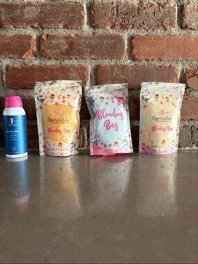 3-Pink Zebra blended wax melts and a Manly Man room spray